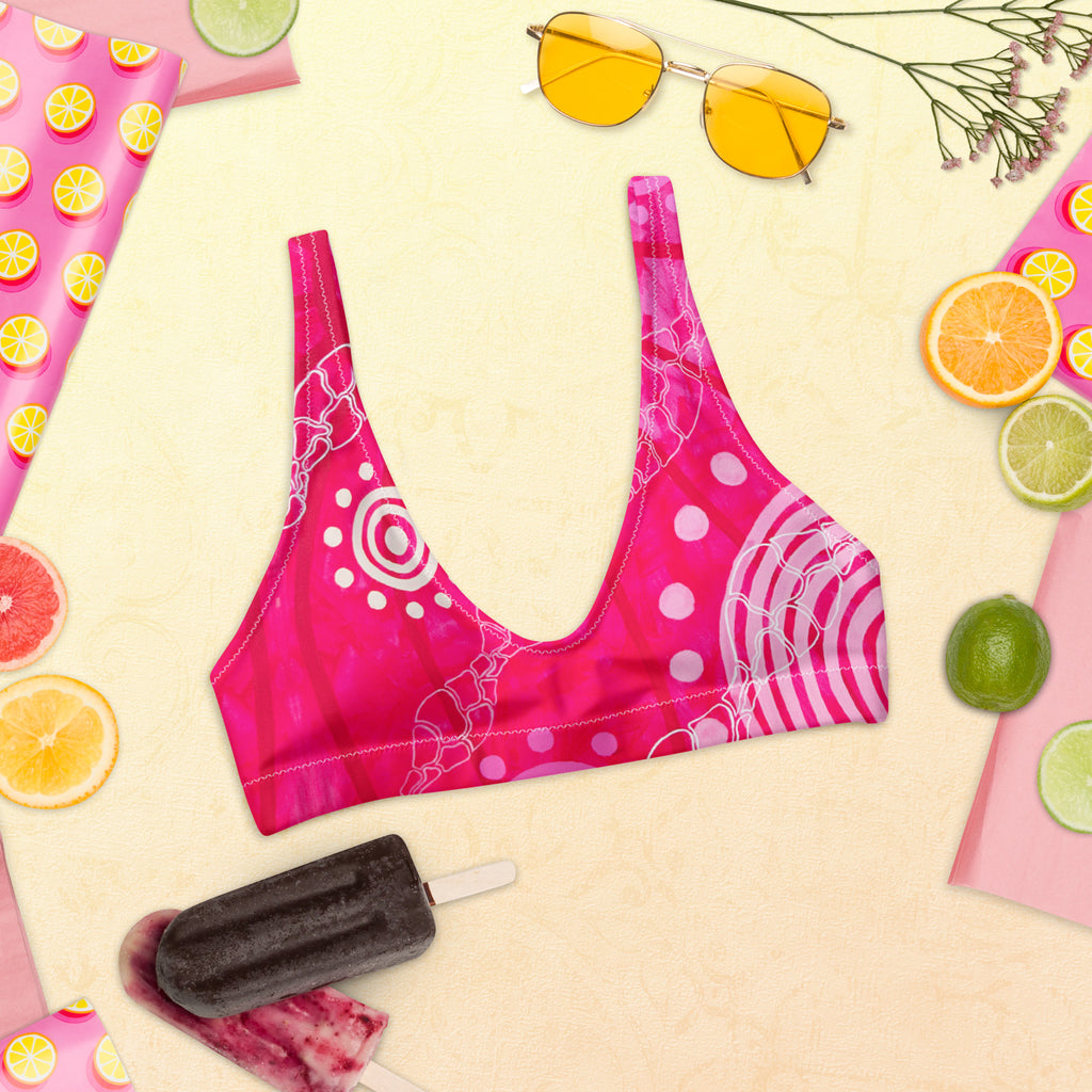 All-Over Print Recycled Padded Bikini Top