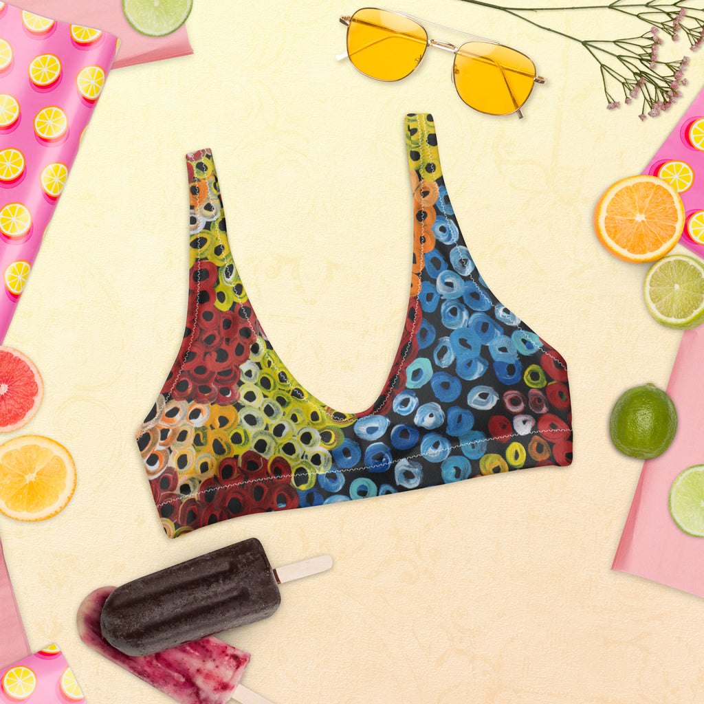 All-Over Print Recycled Padded Bikini Top