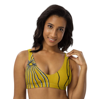 All-Over Print Recycled Padded Bikini Top