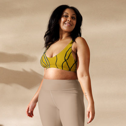 All-Over Print Recycled Padded Bikini Top