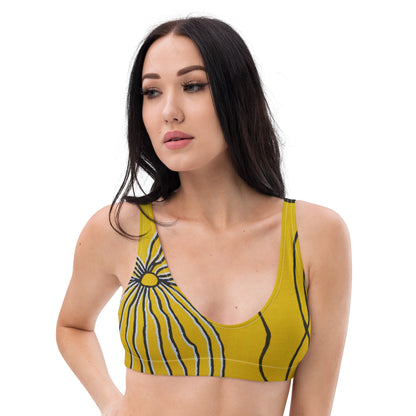 All-Over Print Recycled Padded Bikini Top