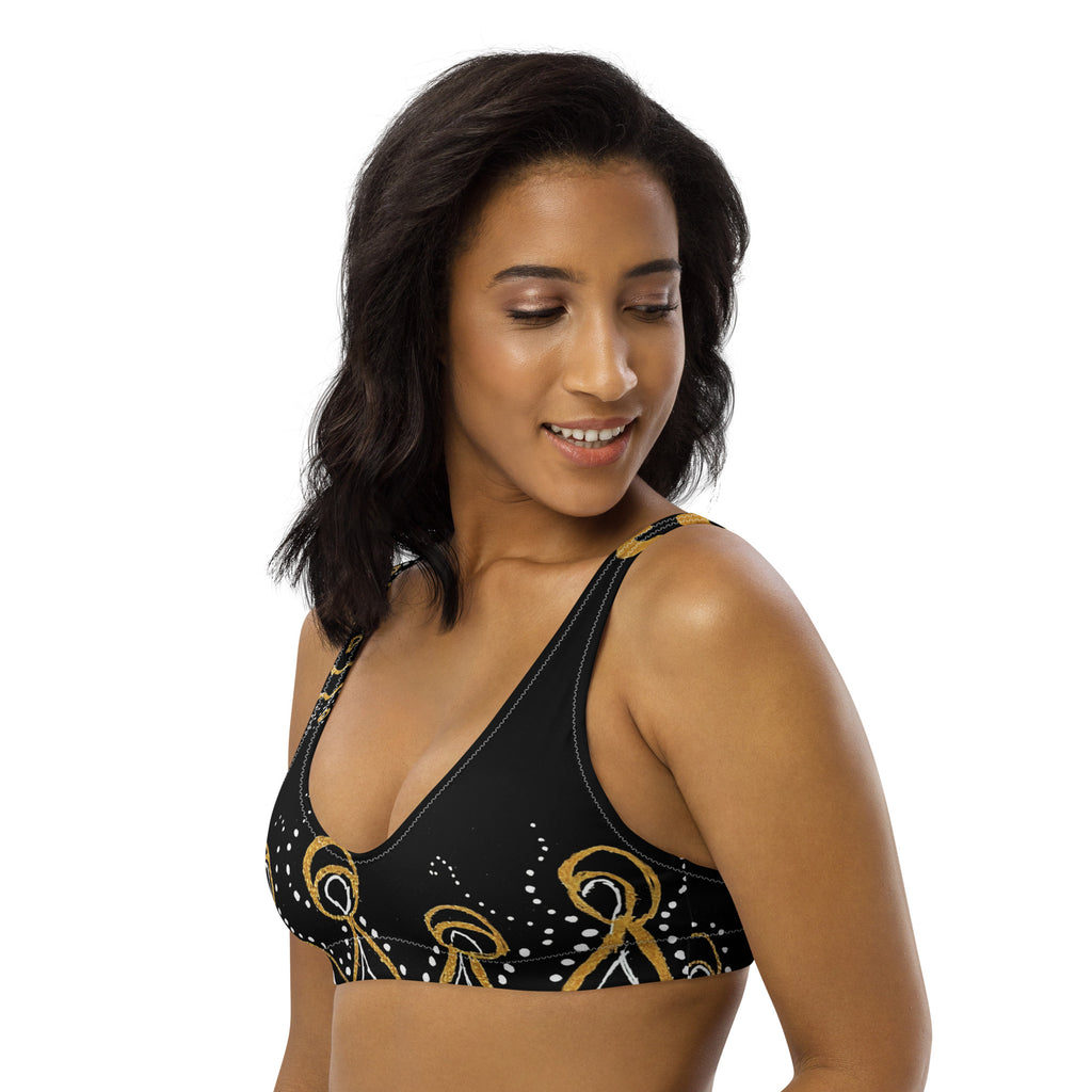 All-Over Print Recycled Padded Bikini Top