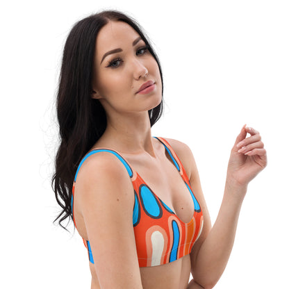 All-Over Print Recycled Padded Bikini Top