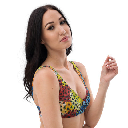 All-Over Print Recycled Padded Bikini Top