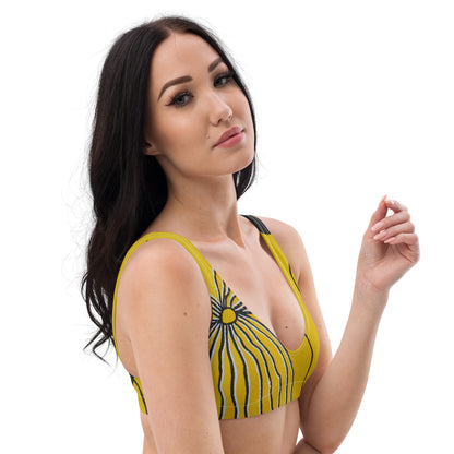 All-Over Print Recycled Padded Bikini Top