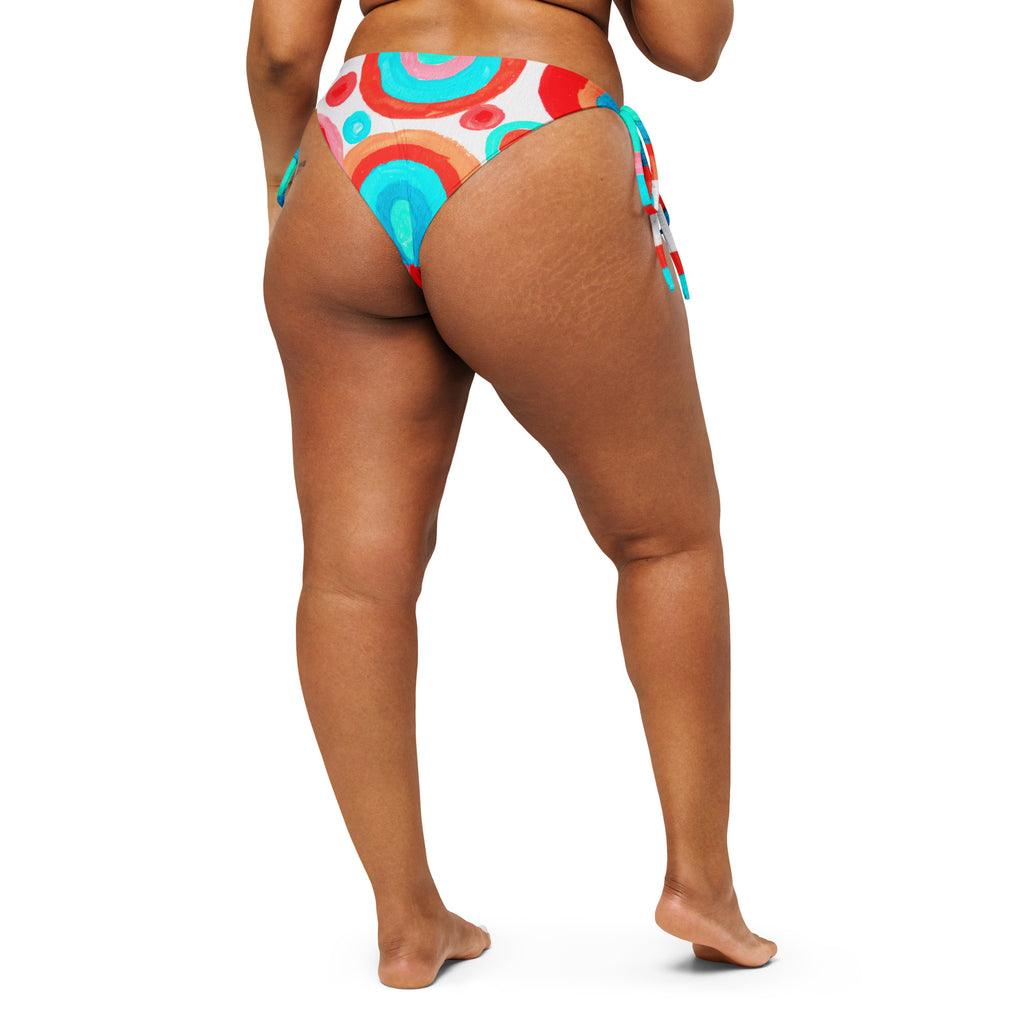All-Over Print Recycled String Bikini