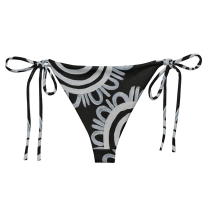 All-Over Print Recycled String Bikini Bottom