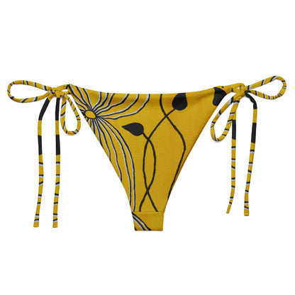 All-Over Print Recycled String Bikini Bottom