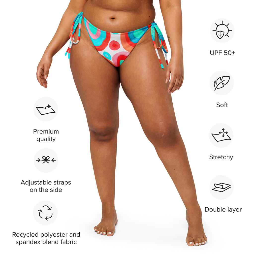 All-Over Print Recycled String Bikini