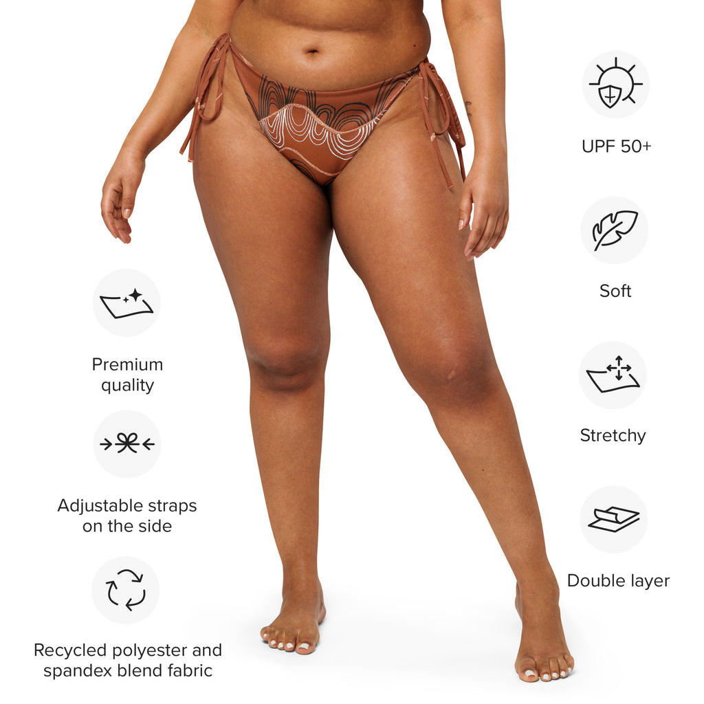 All-Over Print Recycled String Bikini
