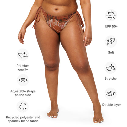 All-Over Print Recycled String Bikini