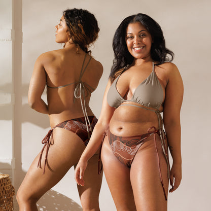 All-Over Print Recycled String Bikini