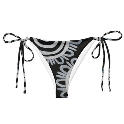 All-Over Print Recycled String Bikini Bottom