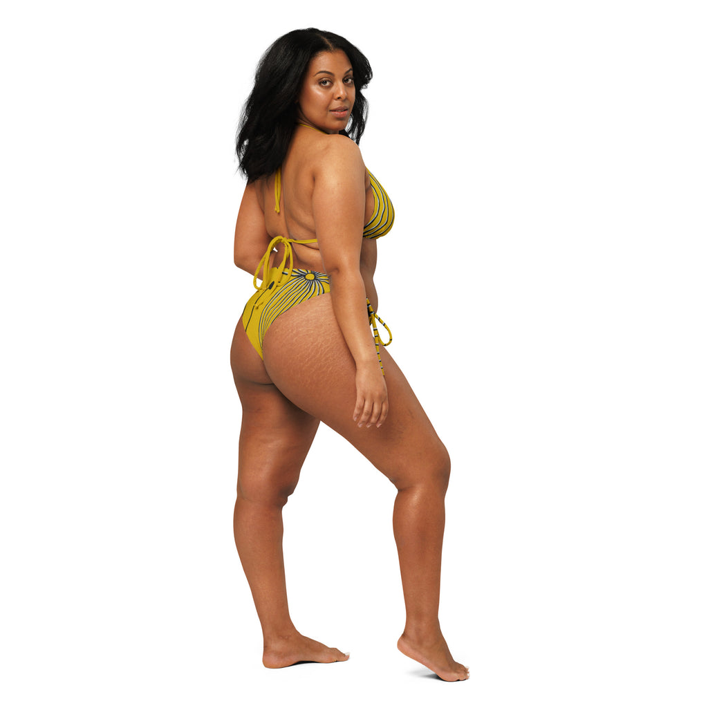 All-Over Print Recycled String Bikini