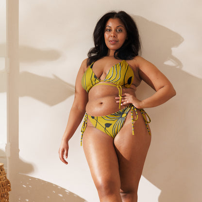 All-Over Print Recycled String Bikini