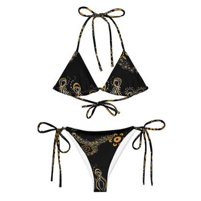 All-Over Print Recycled String Bikini