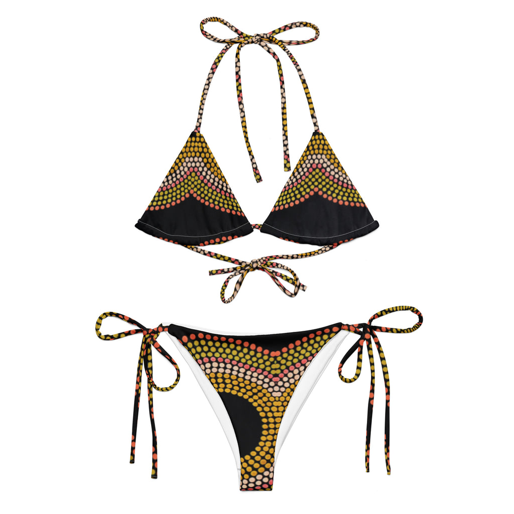 All-Over Print Recycled String Bikini