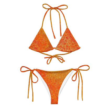 All-Over Print Recycled String Bikini