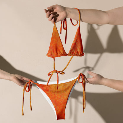 All-Over Print Recycled String Bikini