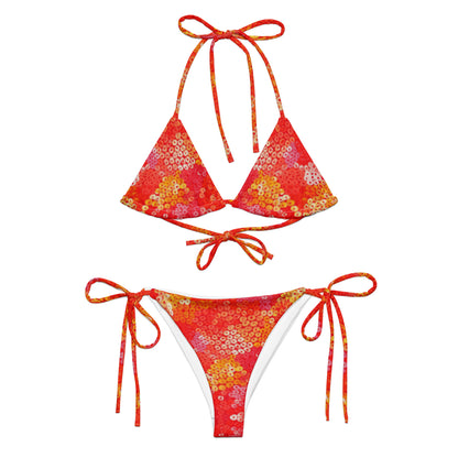 All-Over Print Recycled String Bikini