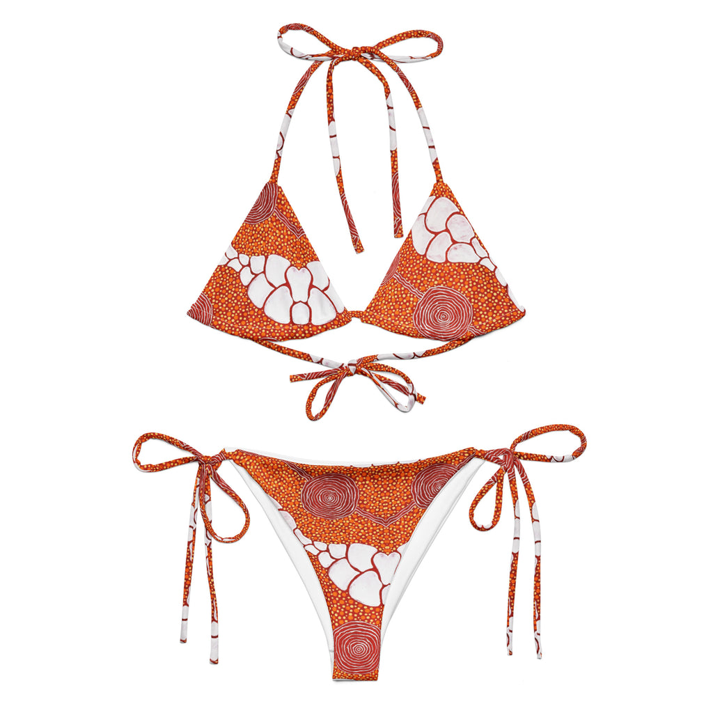 All-Over Print Recycled String Bikini