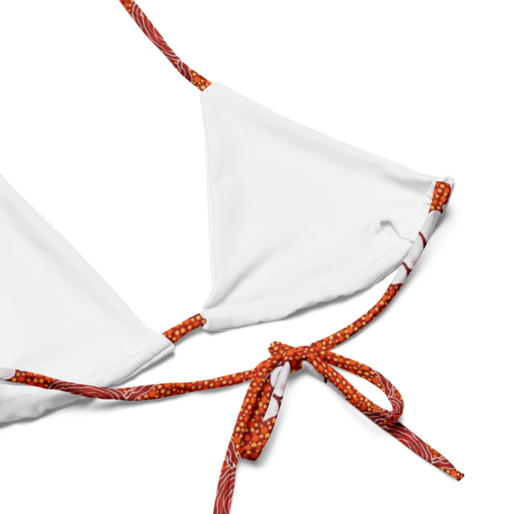 All-Over Print Recycled String Bikini
