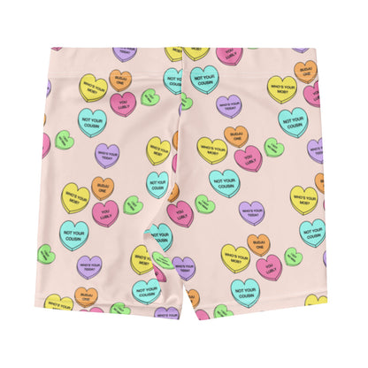 Mid-Rise Everyday Shorts - Candy Hearts