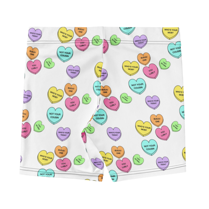Mid-Rise Everyday Shorts - Candy Hearts