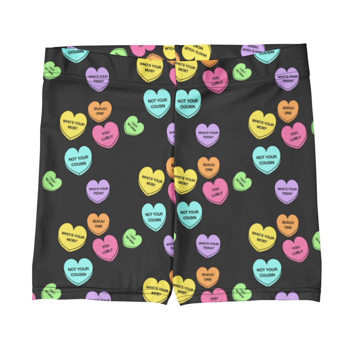 Mid-Rise Everyday Shorts - Candy Hearts