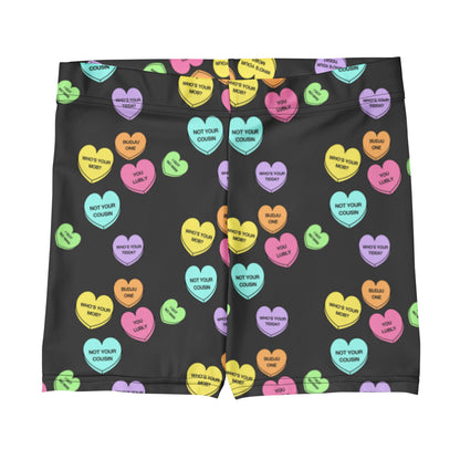 Mid-Rise Everyday Shorts - Candy Hearts