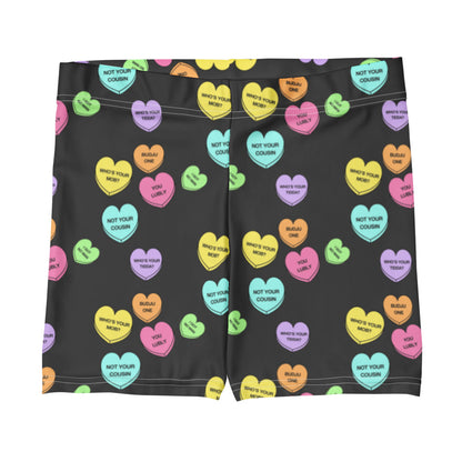 Mid-Rise Everyday Shorts - Candy Hearts