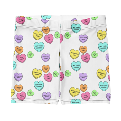 Mid-Rise Everyday Shorts - Candy Hearts