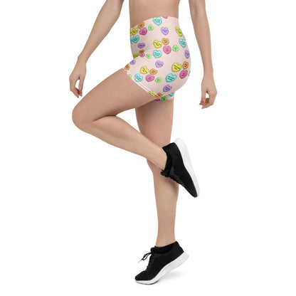 Mid-Rise Everyday Shorts - Candy Hearts