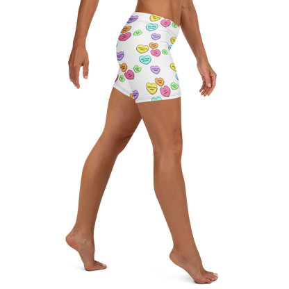 Mid-Rise Everyday Shorts - Candy Hearts
