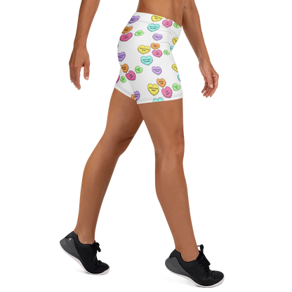 Mid-Rise Everyday Shorts - Candy Hearts