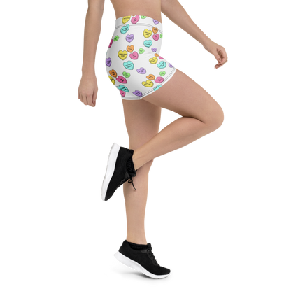 Mid-Rise Everyday Shorts - Candy Hearts
