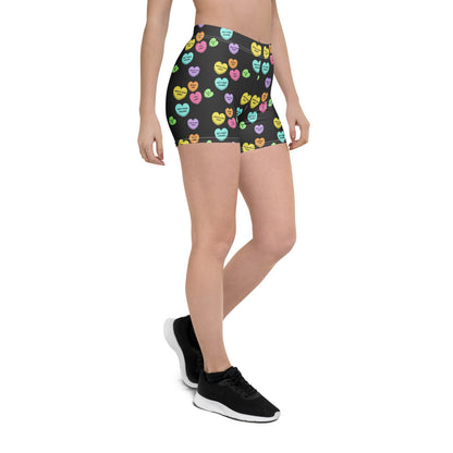 Mid-Rise Everyday Shorts - Candy Hearts