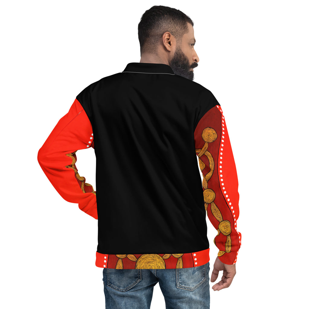 Unisex Bomber Jacket - Artwork 13 x Black