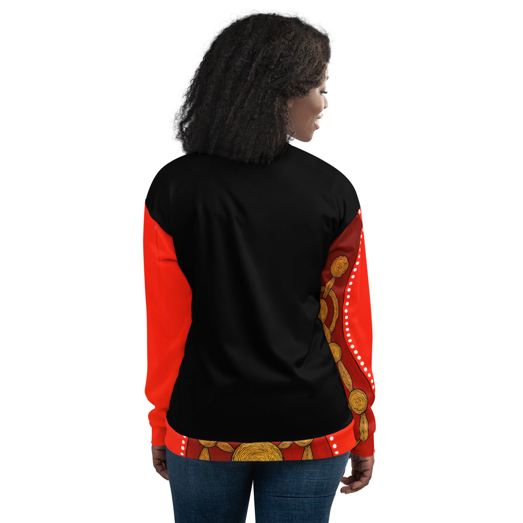 Unisex Bomber Jacket - Artwork 13 x Black