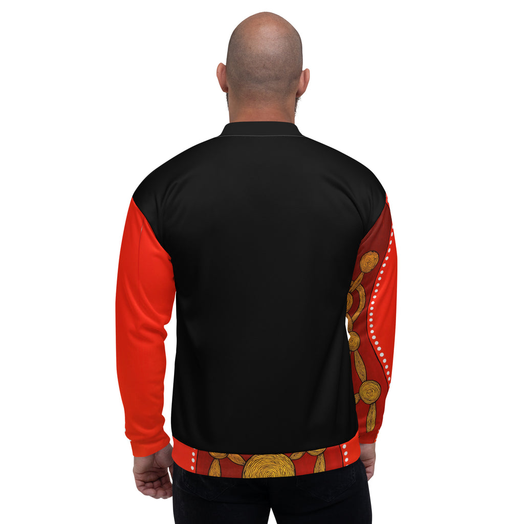 Unisex Bomber Jacket - Artwork 13 x Black