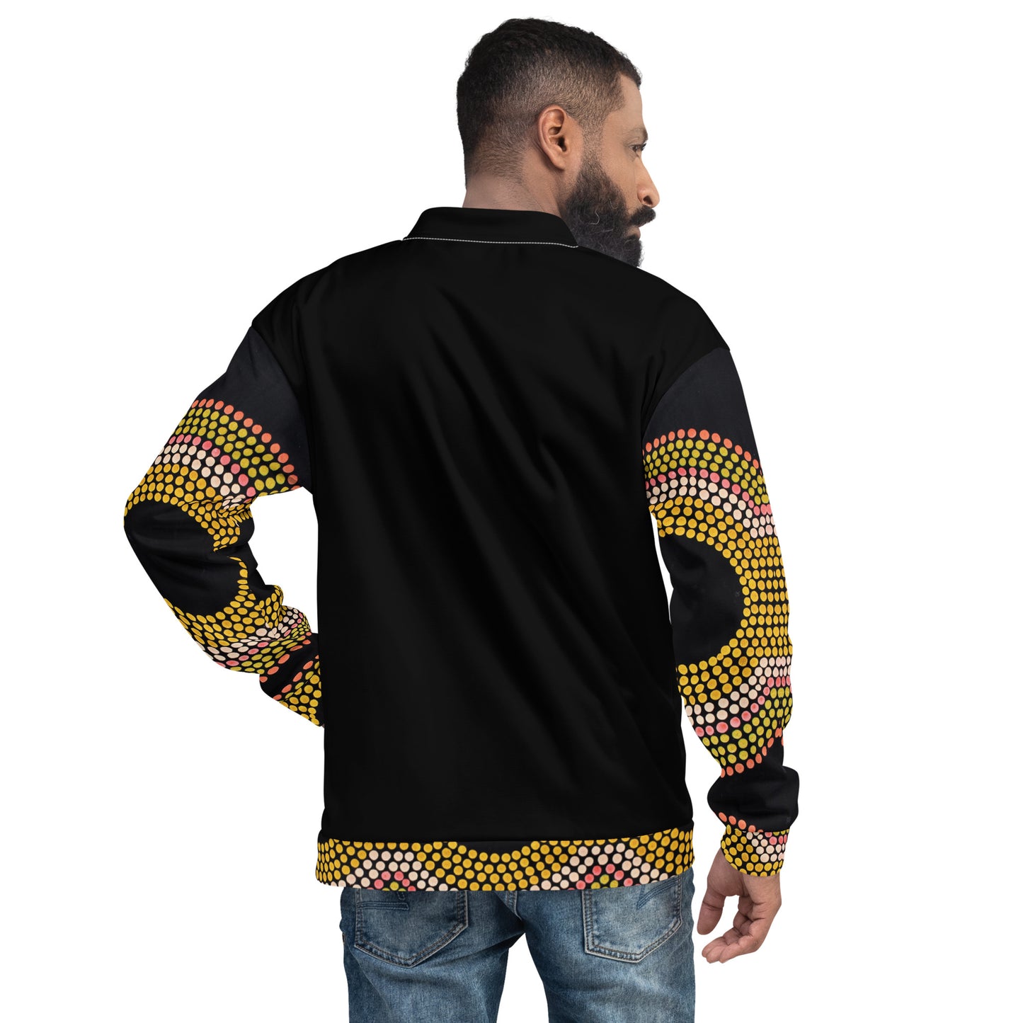 Unisex Bomber Jacket - Artwork 14 x Black