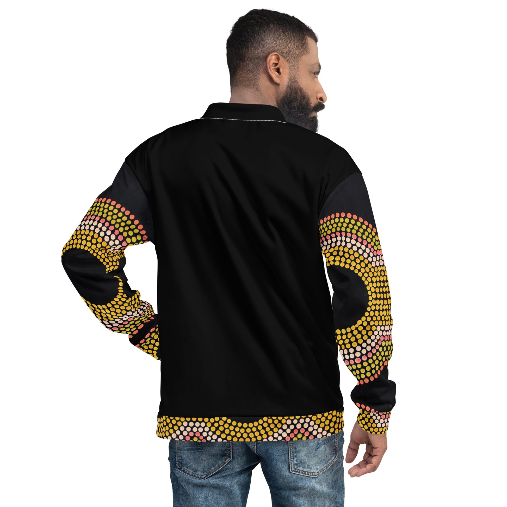 Unisex Bomber Jacket - Artwork 14 x Black