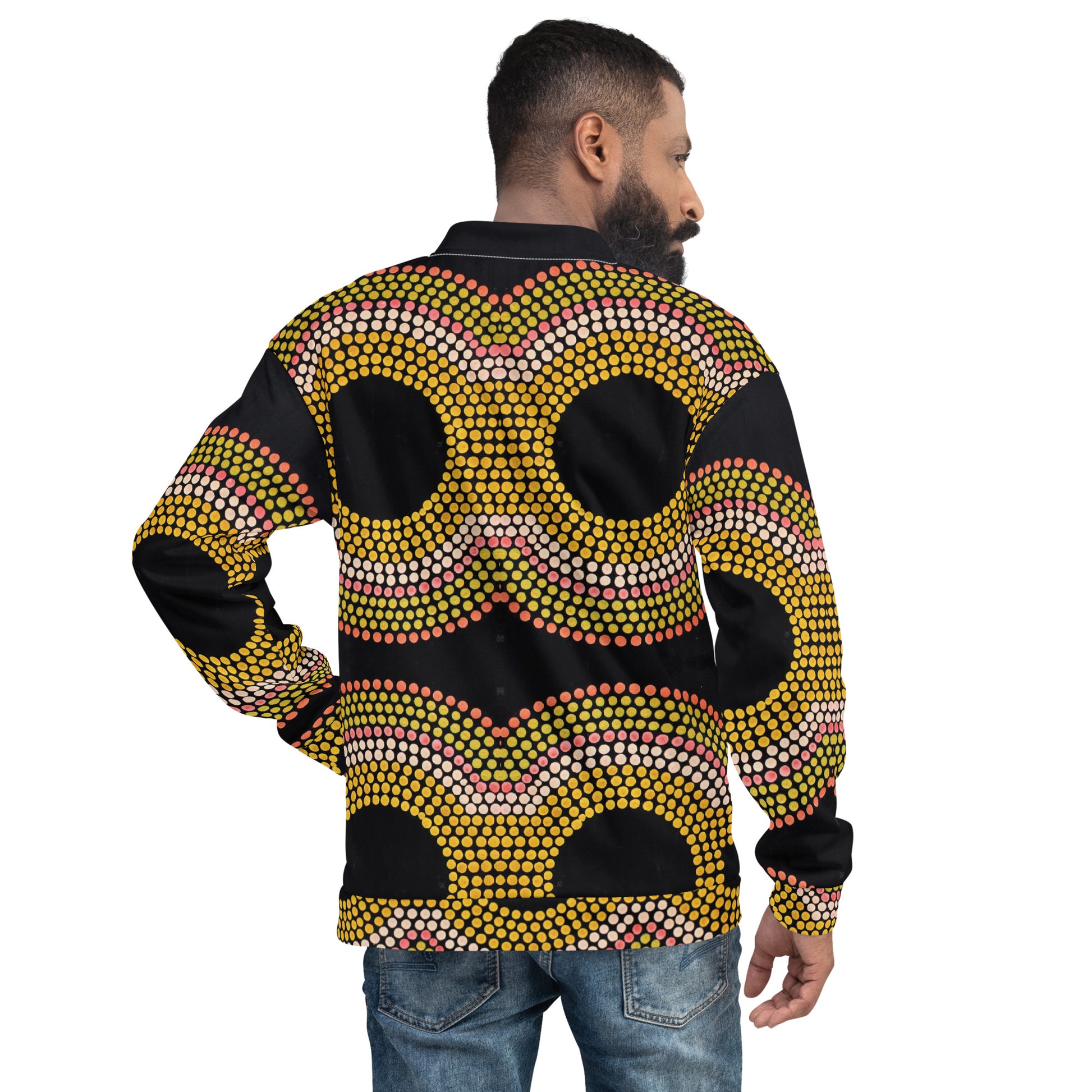 All-Over Print Bomber Jacket - Artwork 14
