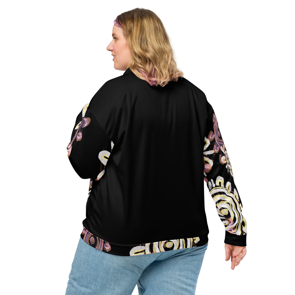 Unisex Bomber Jacket - Mother & Daughter x Black