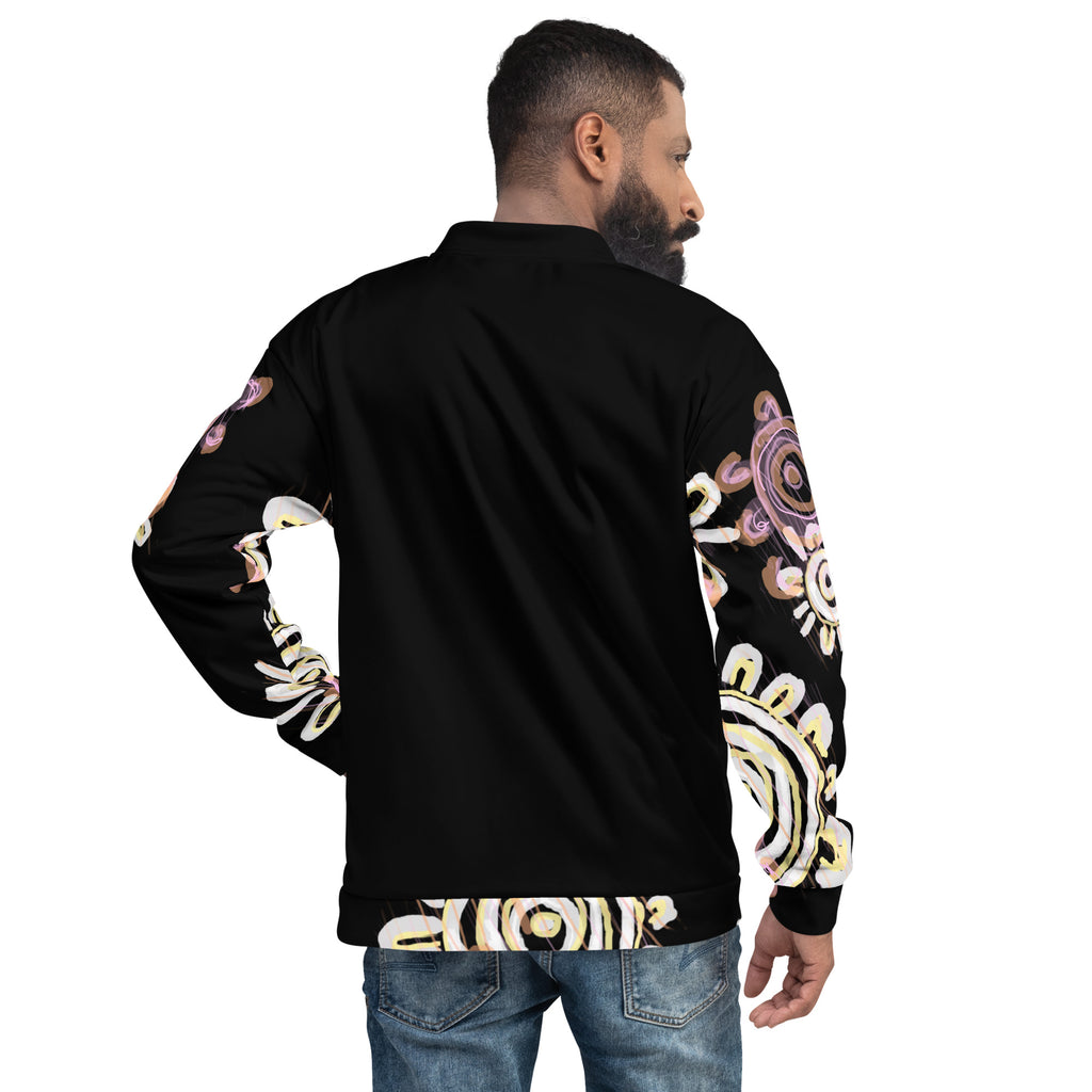 Unisex Bomber Jacket - Mother & Daughter x Black