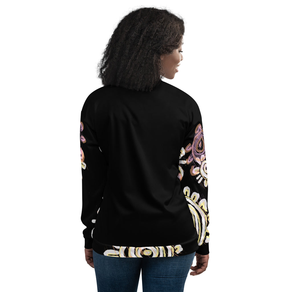 Unisex Bomber Jacket - Mother & Daughter x Black