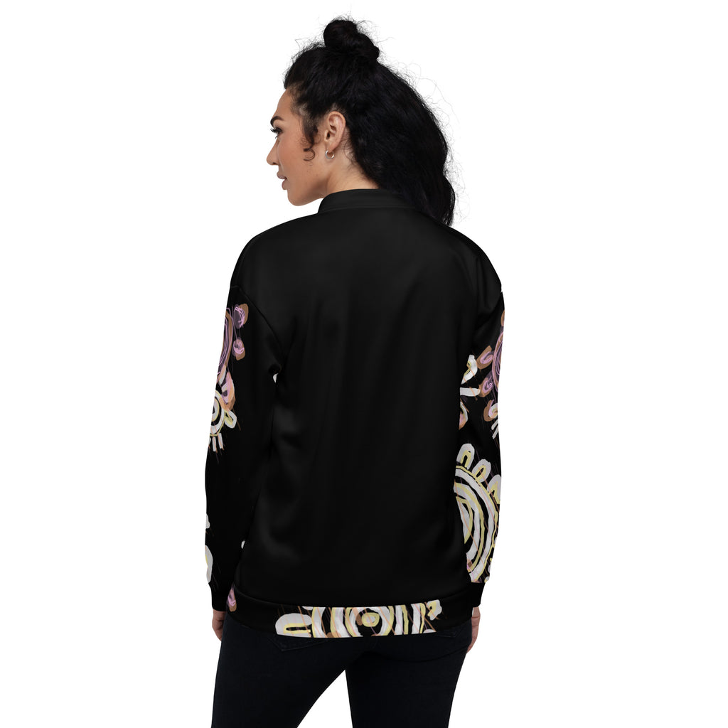 Unisex Bomber Jacket - Mother & Daughter x Black