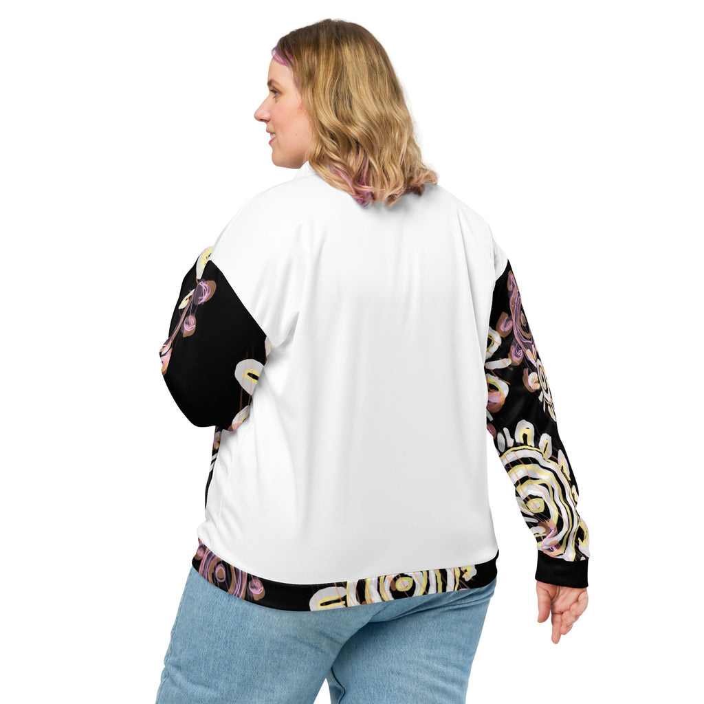 Unisex Bomber Jacket - Mother & Daughter x White