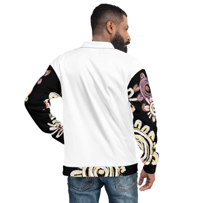 Unisex Bomber Jacket - Mother & Daughter x White
