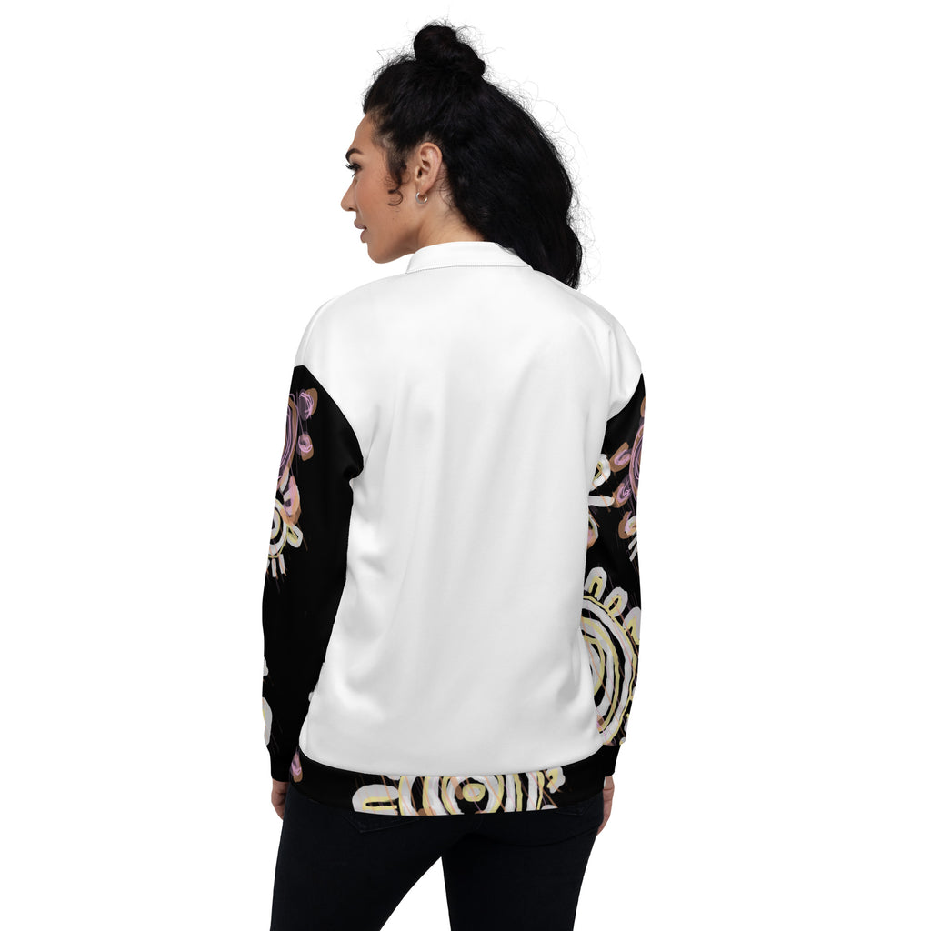 Unisex Bomber Jacket - Mother & Daughter x White